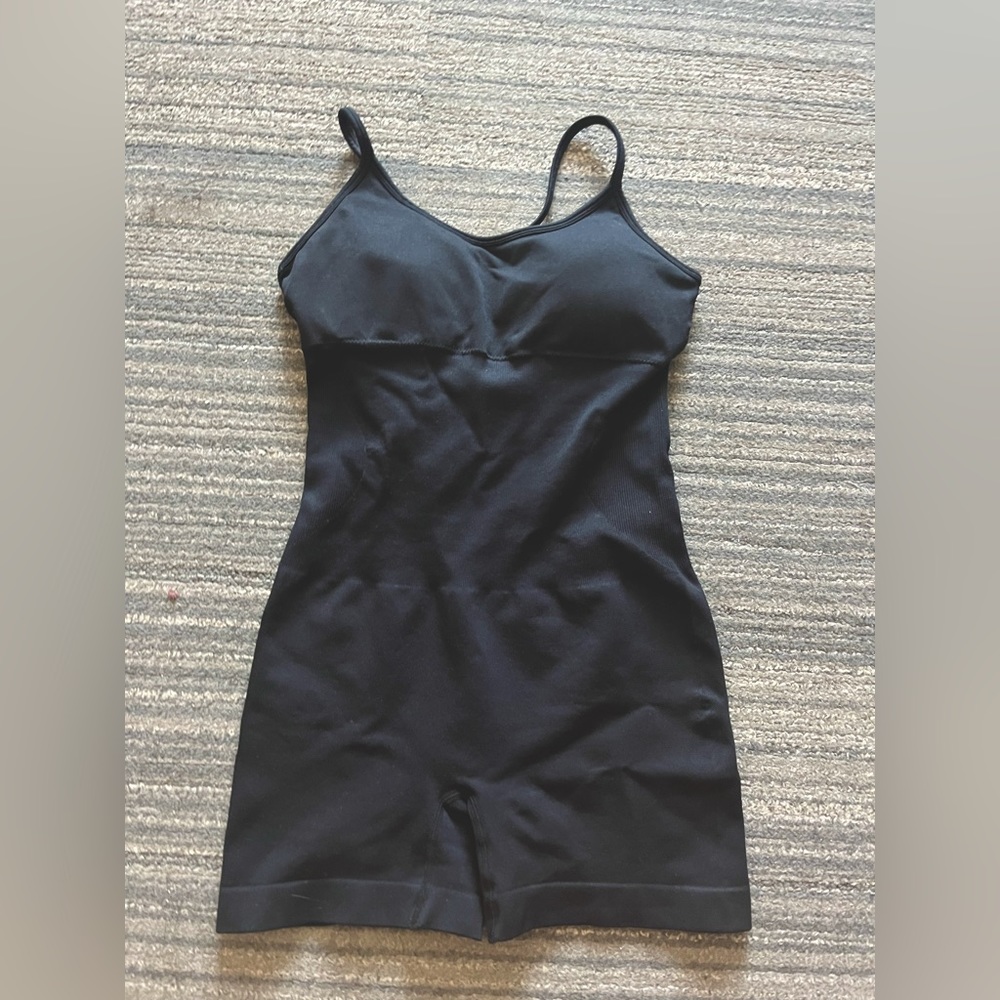 Black Unitard Romper Shapewear
